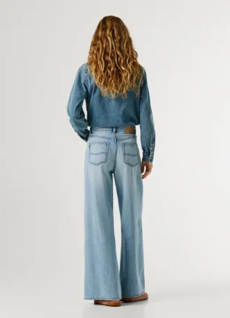 Jeans a vita alta e vestibilità ampia – Jaimy