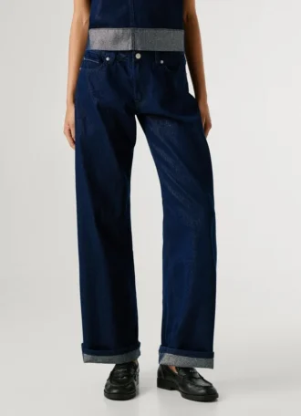 Jeans a vita alta e vestibilità ampia – Lina