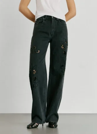 Jeans a vita alta e vestibilità dritta – Eden