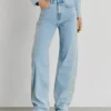 Jeans a vita alta e vestibilità dritta – Eden