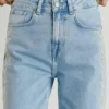 Jeans a vita alta e vestibilità dritta – Eden