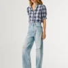 Jeans a vita alta e vestibilità dritta – Eden