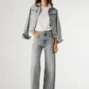 Jeans a vita alta e vestibilità dritta – Lexa