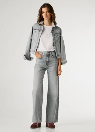 Jeans a vita alta e vestibilità dritta – Lexa