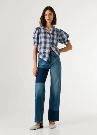 Jeans a vita alta e vestibilità dritta – Lexa