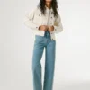 Jeans a vita alta e vestibilità dritta – Lexa