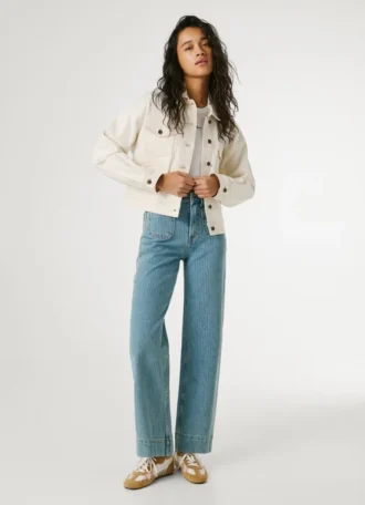 Jeans a vita alta e vestibilità dritta – Lexa