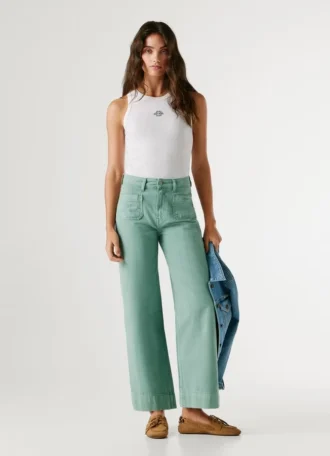 Jeans a vita alta e vestibilità dritta – Lexa