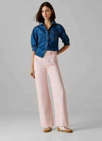 Jeans a vita alta e vestibilità dritta – Lexa