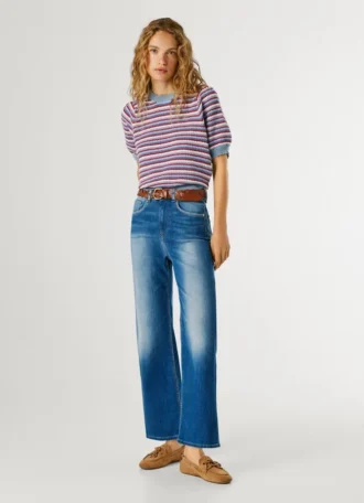 Jeans a vita alta e vestibilità dritta – Lexa