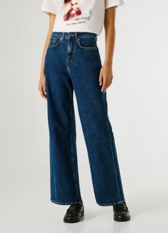 Jeans a vita alta e vestibilità dritta – Lexa
