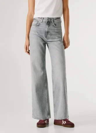 Jeans a vita alta e vestibilità dritta – Lexa