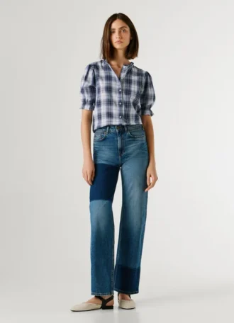 Jeans a vita alta e vestibilità dritta – Lexa