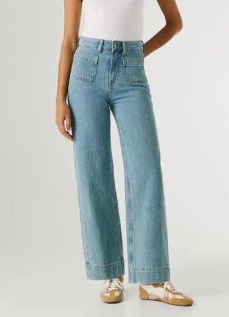 Jeans a vita alta e vestibilità dritta – Lexa