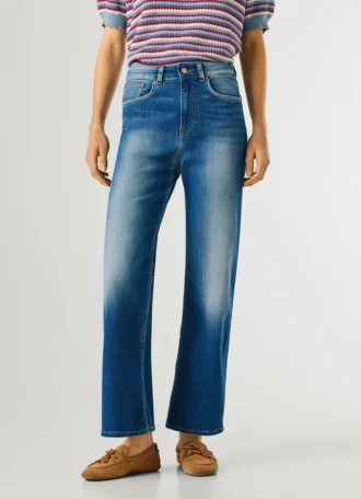 Jeans a vita alta e vestibilità dritta – Lexa