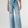 Jeans a vita alta e vestibilità dritta – Lexa