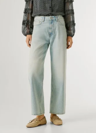 Jeans a vita alta e vestibilità dritta – Lexa