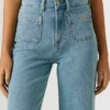 Jeans a vita alta e vestibilità dritta – Lexa