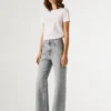 Jeans a vita alta e vestibilità dritta – Lexa