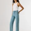 Jeans a vita alta e vestibilità dritta – Lexa
