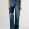Jeans a vita alta e vestibilità dritta – Lexa