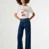 Jeans a vita alta e vestibilità dritta – Lexa