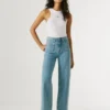 Jeans a vita alta e vestibilità dritta – Lexa