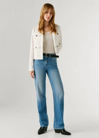 Jeans a vita alta e vestibilità dritta – Robyn
