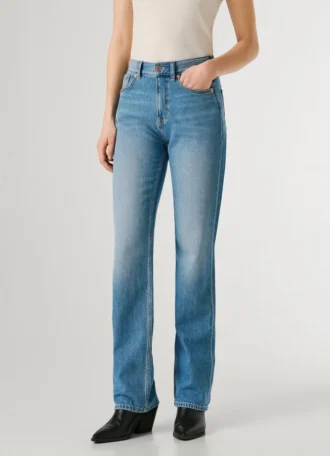 Jeans a vita alta e vestibilità dritta – Robyn