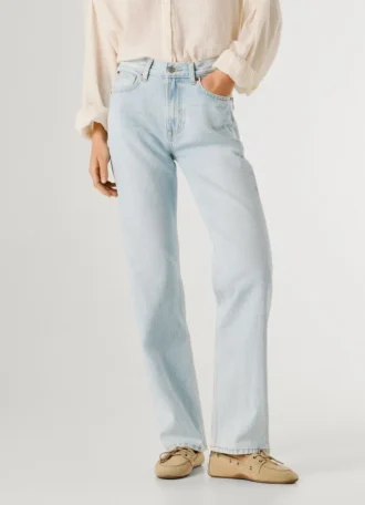 Jeans a vita alta e vestibilità dritta – Robyn