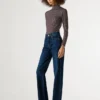 Jeans a vita alta e vestibilità dritta – Robyn