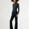 Jeans a vita alta e zampa – Dion