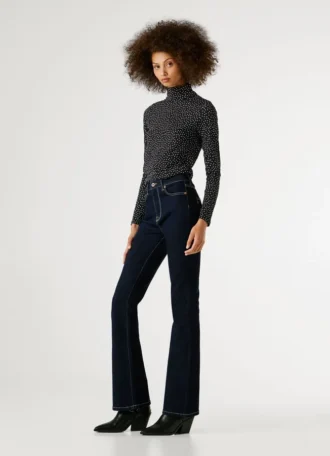 Jeans a vita alta e zampa – Dion