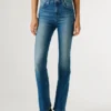 Jeans a vita alta e zampa – Dion