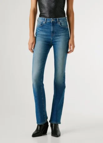 Jeans a vita alta e zampa – Dion