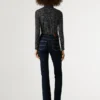 Jeans a vita alta e zampa – Dion