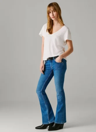 Jeans a vita bassa e gamba svasata – Pimlico