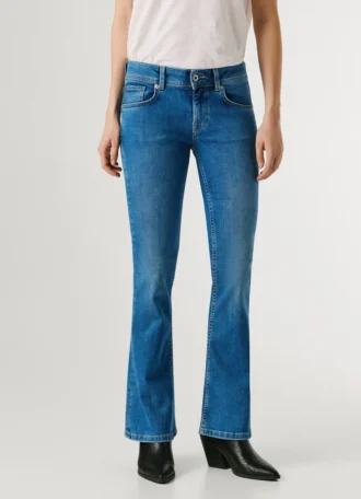 Jeans a vita bassa e gamba svasata – Pimlico