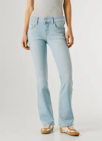 Jeans a vita bassa e gamba svasata – Pimlico