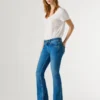 Jeans a vita bassa e gamba svasata – Pimlico