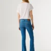 Jeans a vita bassa e gamba svasata – Pimlico
