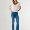 Jeans a vita bassa e gamba svasata – Pimlico