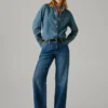 Jeans a vita bassa e vestibilità ampia – Nicky
