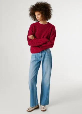 Jeans a vita bassa e vestibilità ampia – Nicky