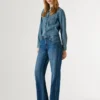 Jeans a vita bassa e vestibilità ampia – Nicky