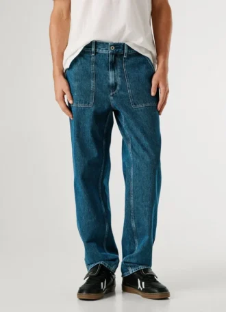 Jeans a vita bassa e vestibilità comoda – Carpenter