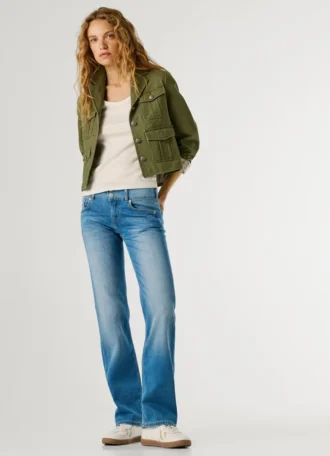 Jeans a vita bassa e vestibilità dritta – Venus