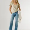 Jeans a vita bassa e vestibilità dritta – Venus
