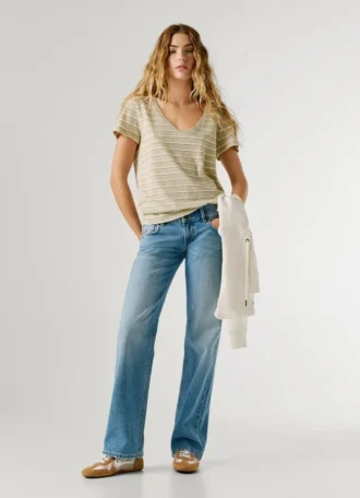 Jeans a vita bassa e vestibilità dritta – Venus
