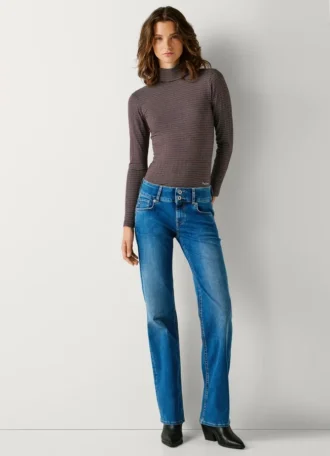Jeans a vita bassa e vestibilità dritta – Venus